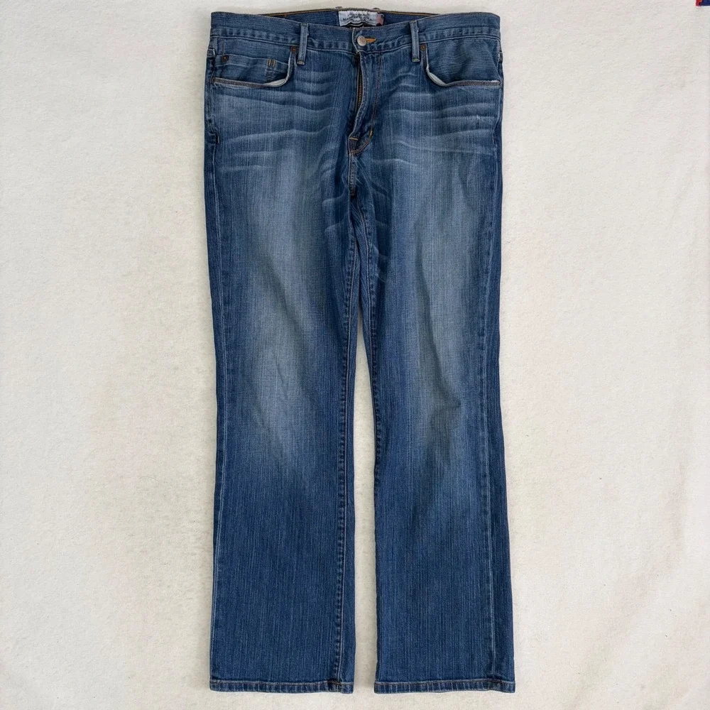 Lucky Brand Made in USA 221 Original Bootcut Jeans White Oak Cone Denim 36/30